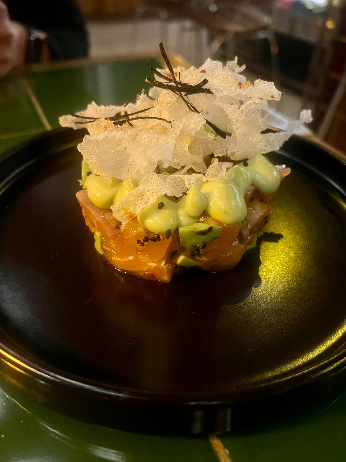 Tartar de salmón gourmet